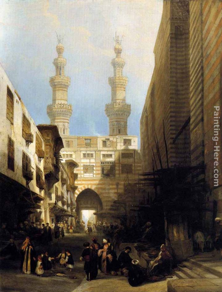 David Roberts A View in Cairo